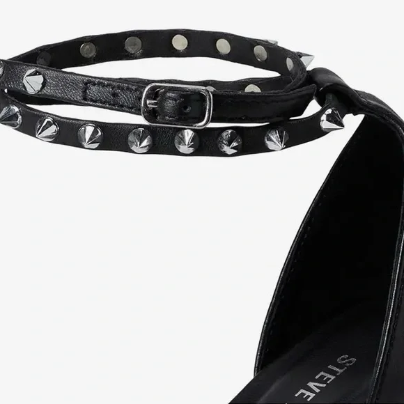 💋 Steve Madden Lupton Mesh Pointed-Toe Pumps, Black, Size 9.5 - Picture 5 of 15